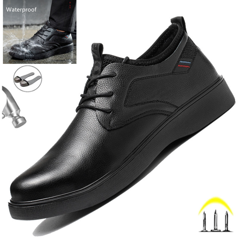 Men Genuine Leather Formal Sho - Crossfit Male ulasan dan harga