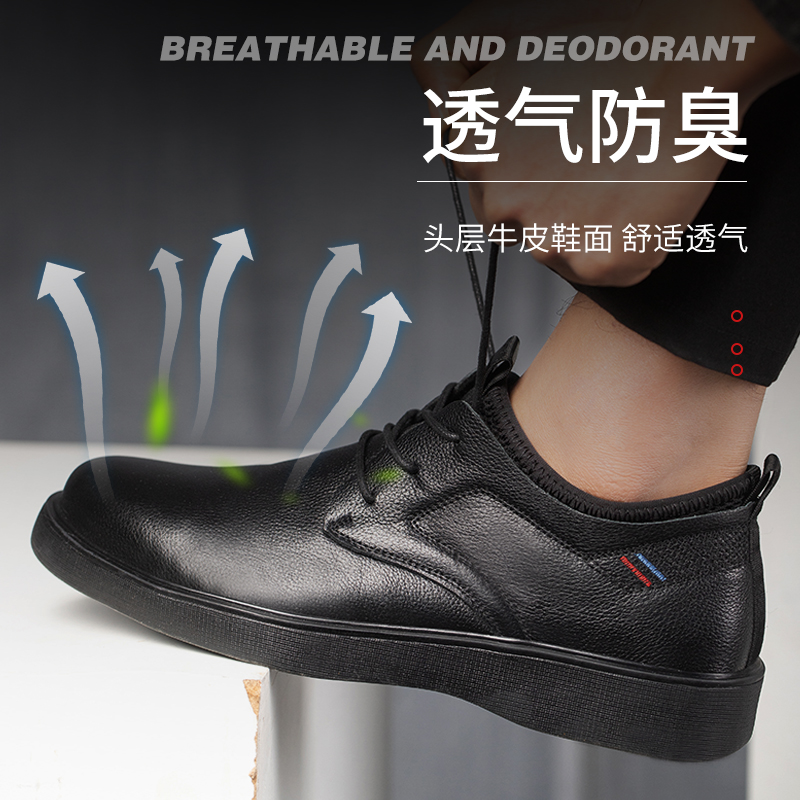 Men Genuine Leather Formal Sho - Crossfit Male ulasan dan harga