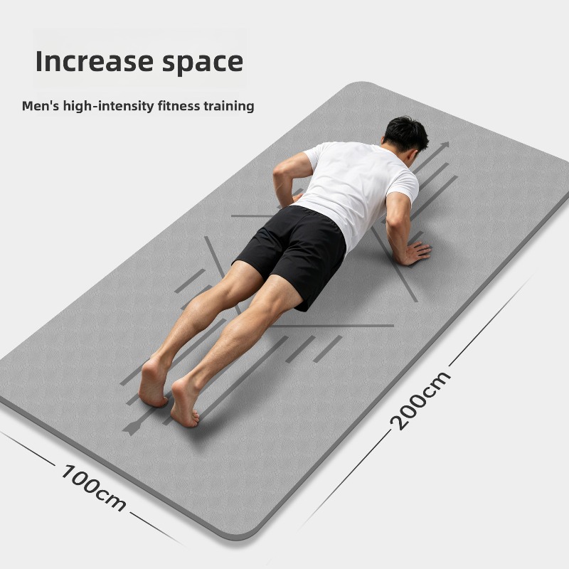 Large Size Yoga Mat Mens Fitne - Ab Mat Crunch ulasan dan harga