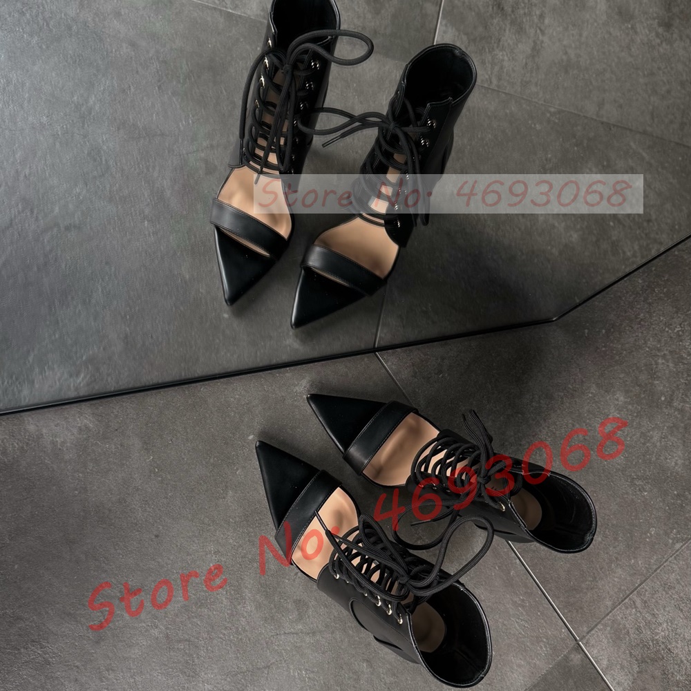 Sexy Pointy Toe Cross Tied Hig - Crossfit Lady ulasan dan harga