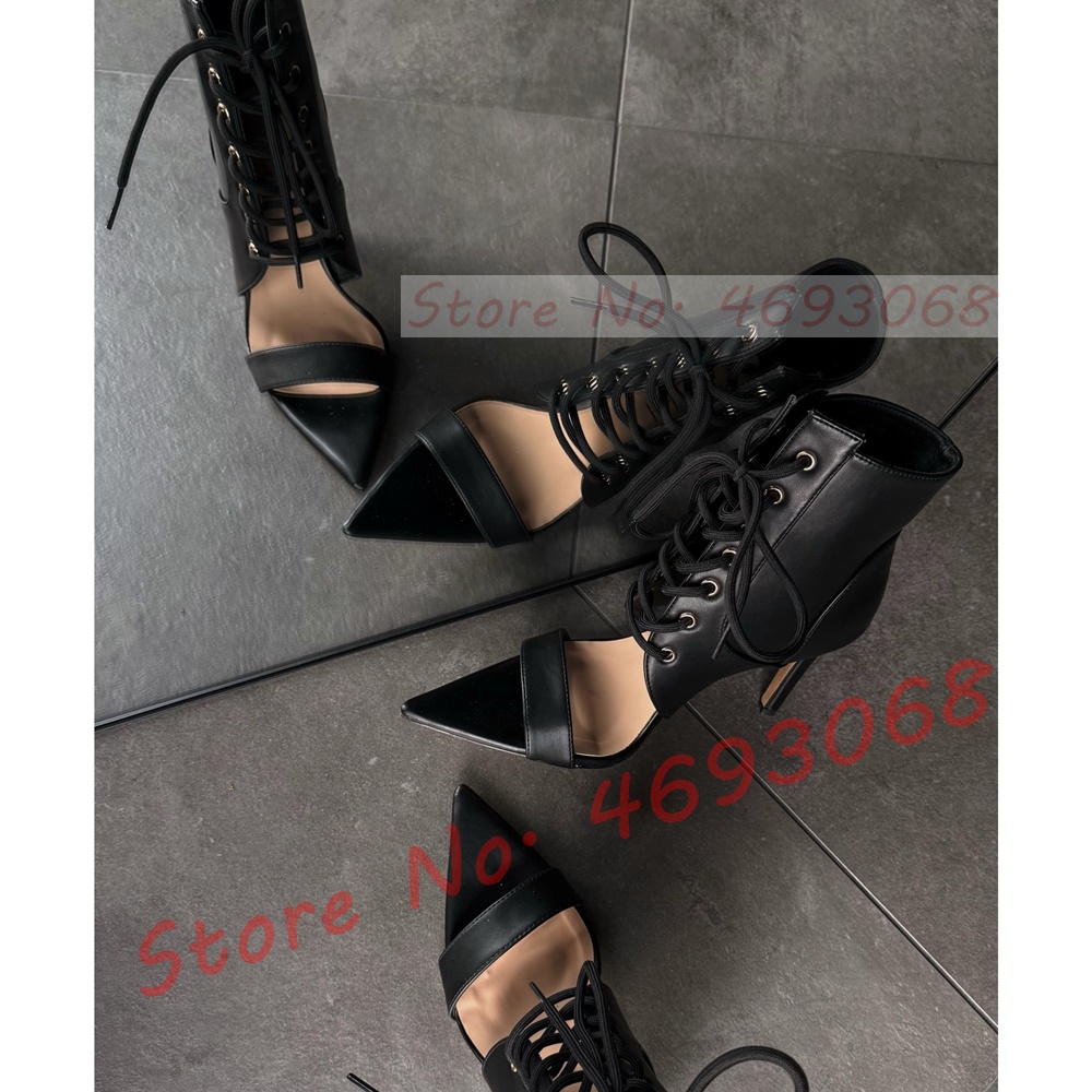 Sexy Pointy Toe Cross Tied Hig - Crossfit Lady ulasan dan harga